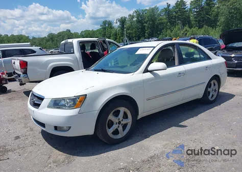 2008 Hyundai Sonata Limited/Se z USA, uszkodzony, nr VIN 5NPEU46C08H299636